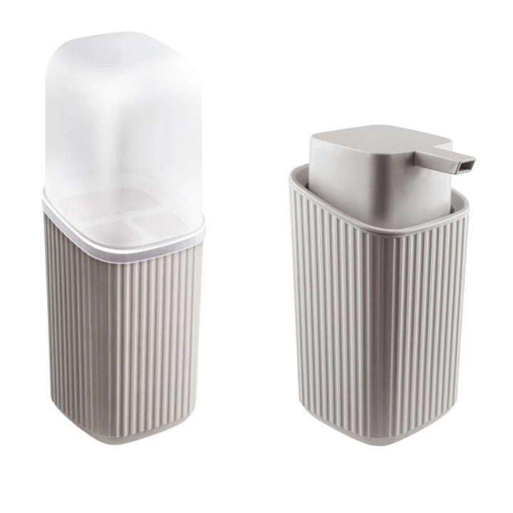 Kit Porta Escova de Dente + Saboneteira liquida - Verona Decor - VERONA DECOR