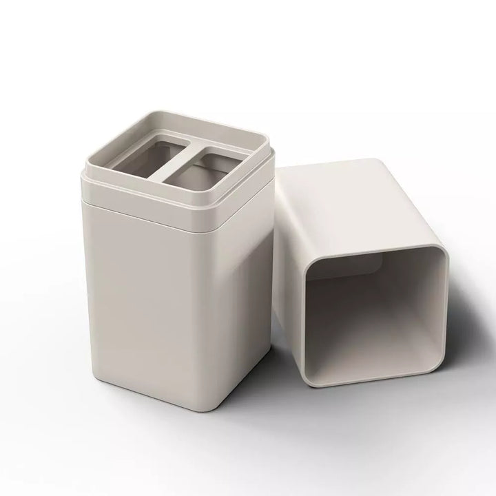 Porta Escova de Dente Com Tampa Smile - Verona Decor - VERONA DECOR