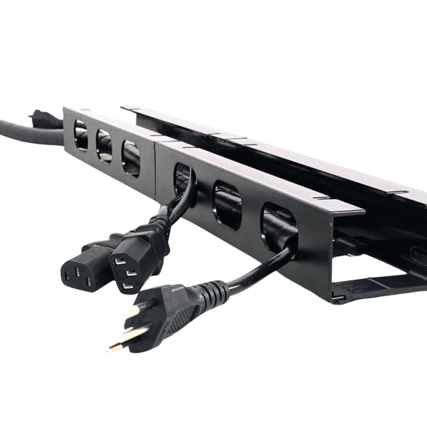 Organizador de Cabos e Fios Canaleta Preto - Verona Decor