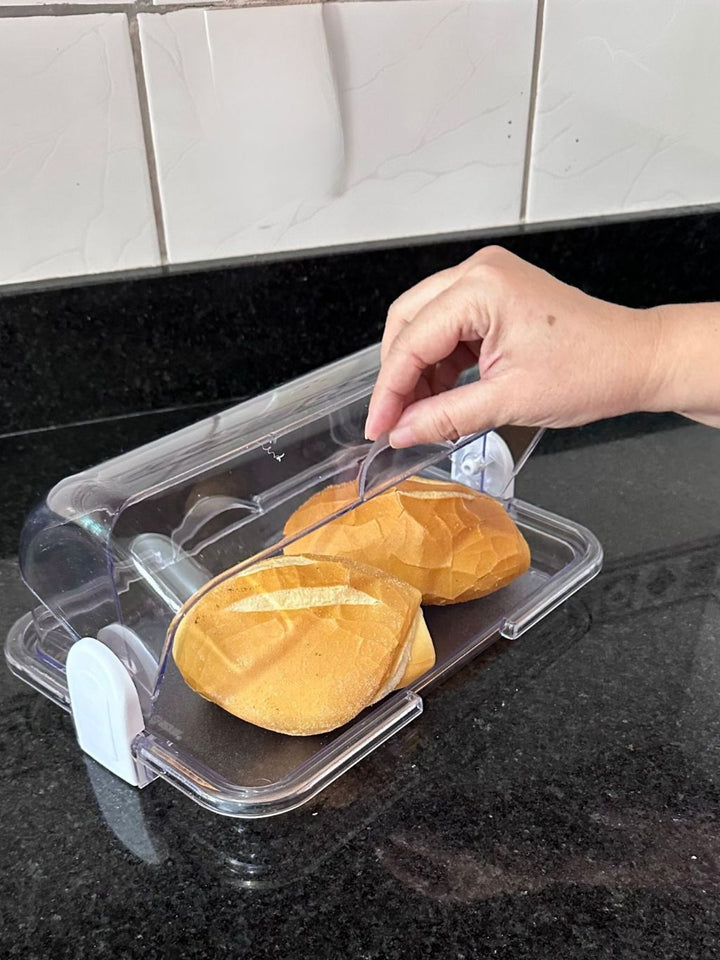 Porta Pão Armazenador com Tampa - Verona Decor - VERONA DECOR