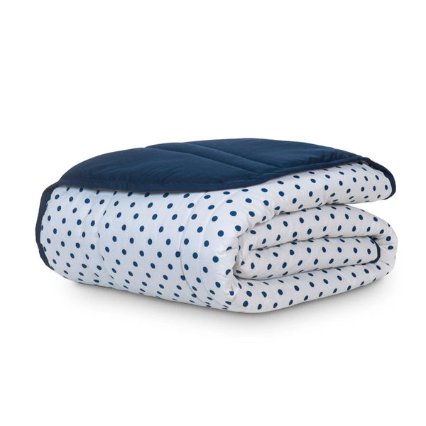 Edredom Queen Poá Branco  200 Fios - Verona Decor