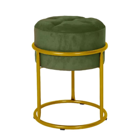 Puff Para Sala Luxo Verde Musgo - Verona Decor