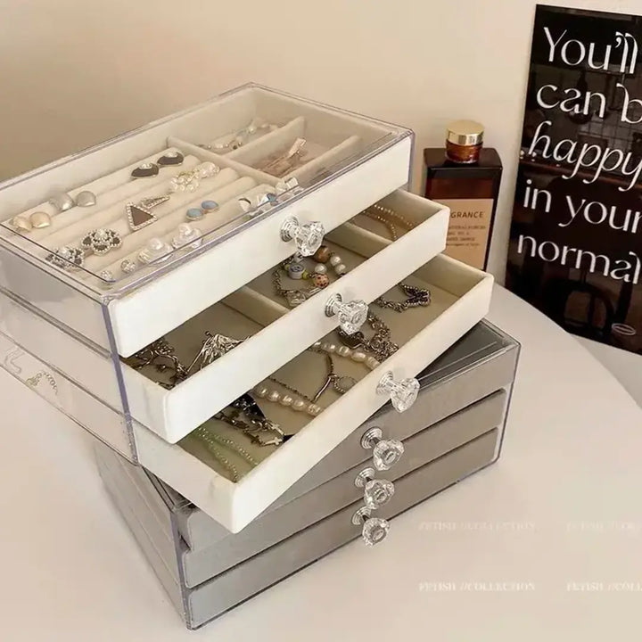 Porta Joia Com 3 Camadas - Verona Decor - VERONA DECOR