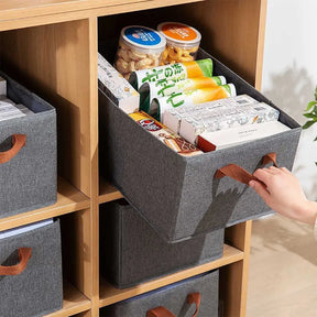 Kit com 3 Caixas Multiuso Organizadoras Dobráveis para Armários - Verona Decor - VERONA DECOR