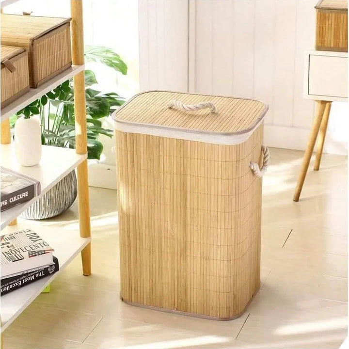 Cesto de Roupa Suja BambooLux - Verona Decor - VERONA DECOR