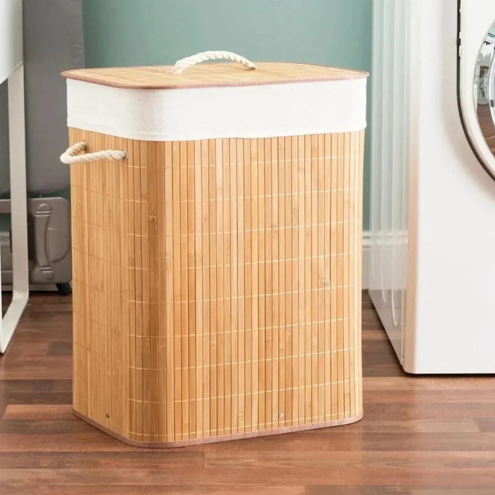 Cesto de Roupa Suja BambooLux - Verona Decor - VERONA DECOR