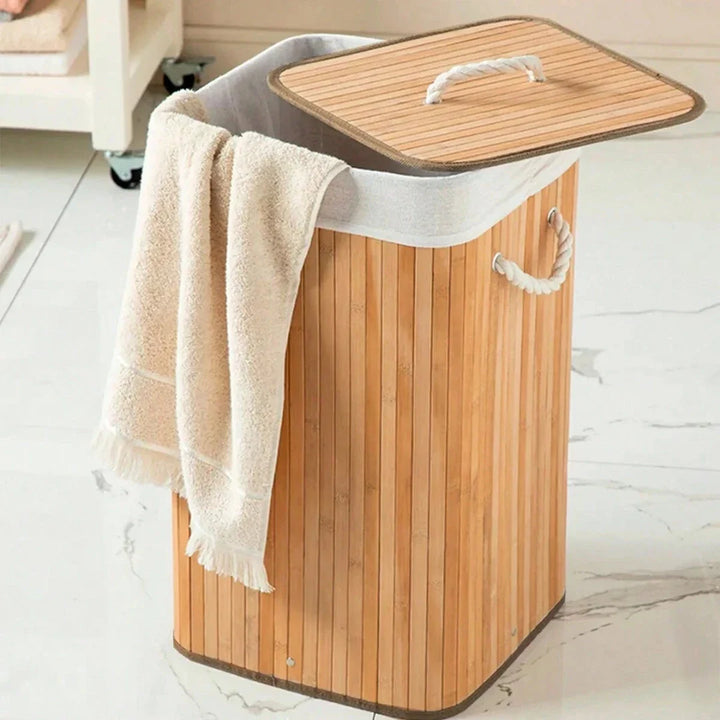 Cesto de Roupa Suja BambooLux - Verona Decor - VERONA DECOR