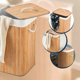 Cesto de Roupa Suja BambooLux - Verona Decor - VERONA DECOR