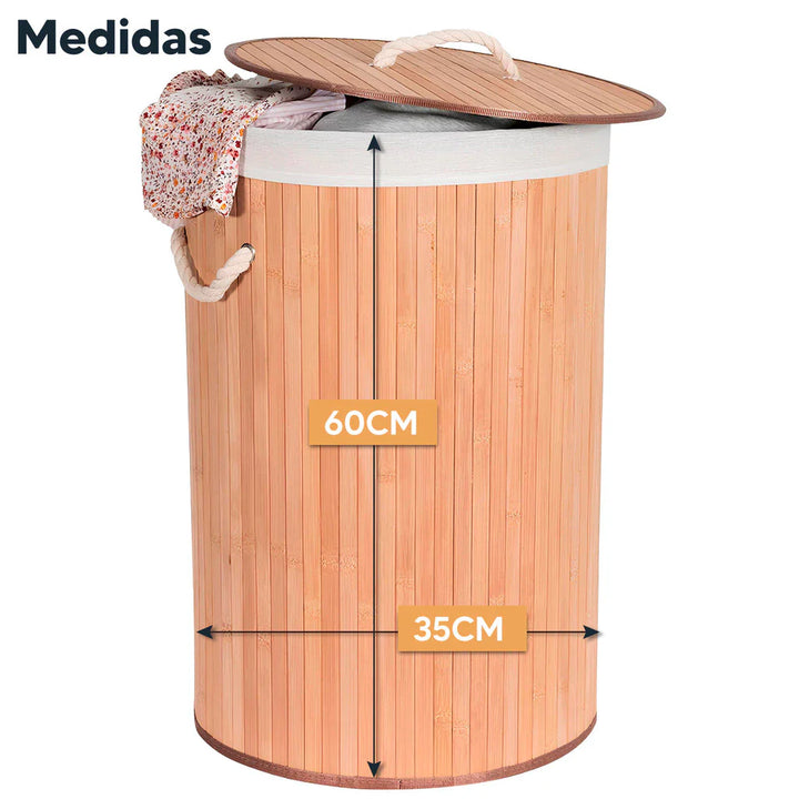 Cesto de Roupas CircleBambu - Verona Decor - VERONA DECOR