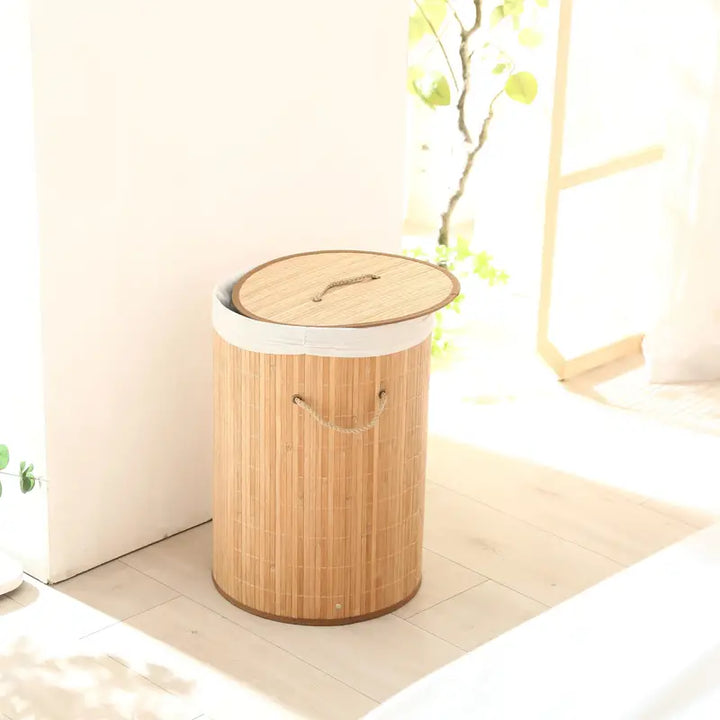 Cesto de Roupas CircleBambu - Verona Decor - VERONA DECOR