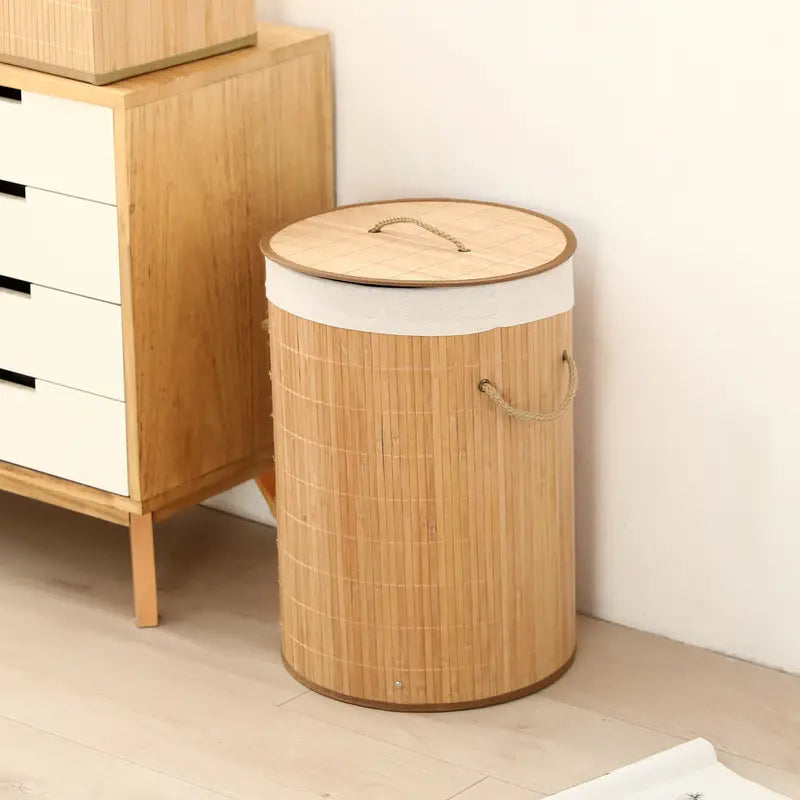 Cesto de Roupas CircleBambu - Verona Decor - VERONA DECOR
