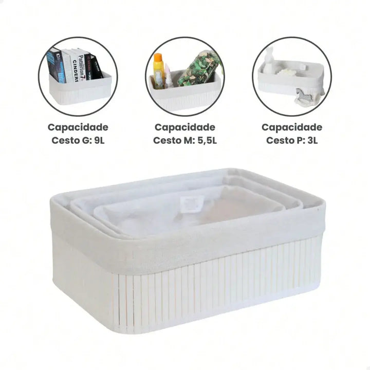 Cestos Organizadores BambooSelect - Verona Decor - VERONA DECOR