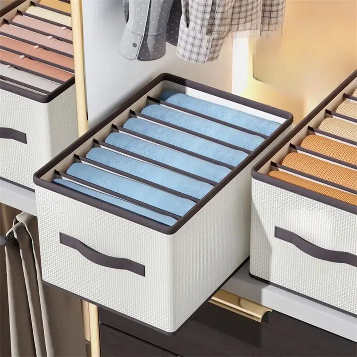 Kit com 3 Colmeias Organizadoras com Viés Branco | Organização de Gavetas e Armários - Verona Decor - VERONA DECOR