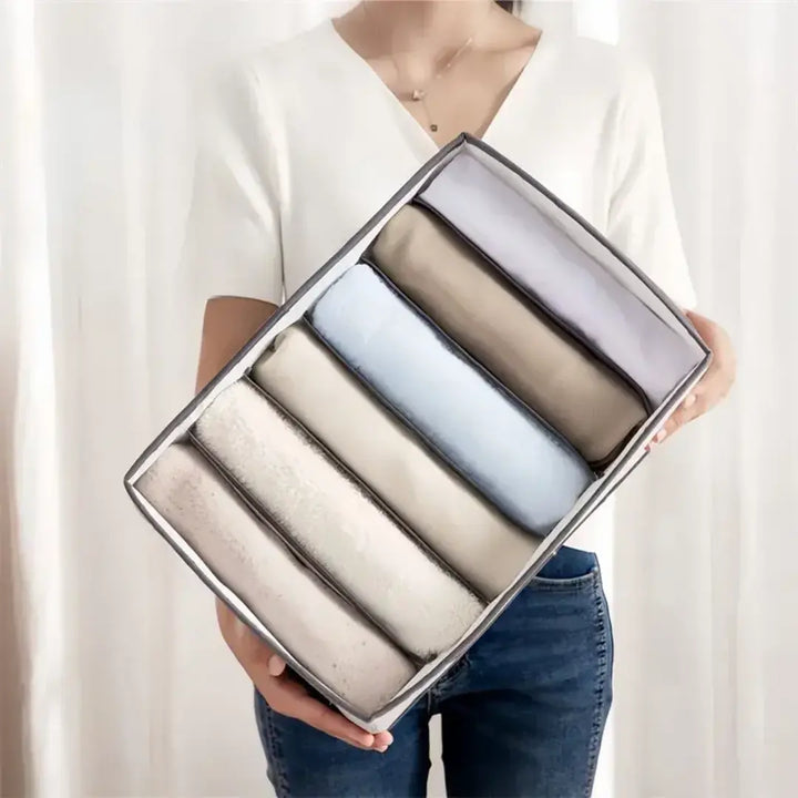 Kit com 3 Colmeias Organizadoras com Viés Branco | Organização de Gavetas e Armários - Verona Decor - VERONA DECOR