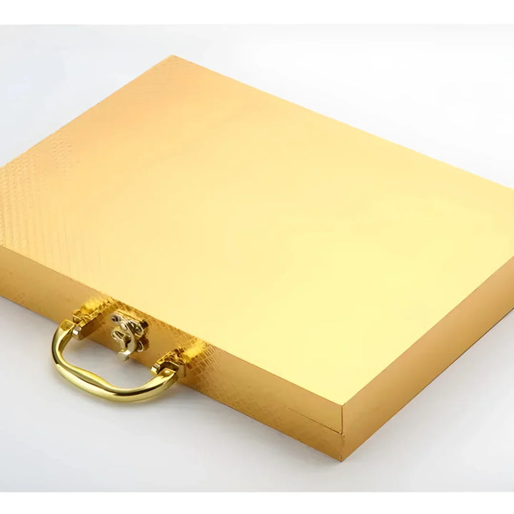 Conjunto de Talheres em Aço Inoxidável / 24 Peças com Caixa de Madeira Artesanal - Verona Decor - VERONA DECOR