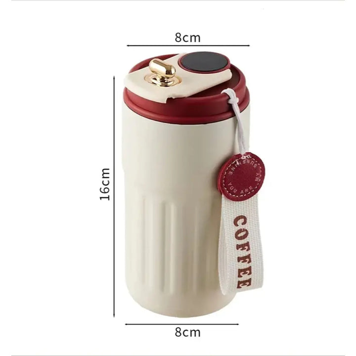 Copo Térmico Digital Com Sensor de Temperatura 420ml - Verona Decor - VERONA DECOR