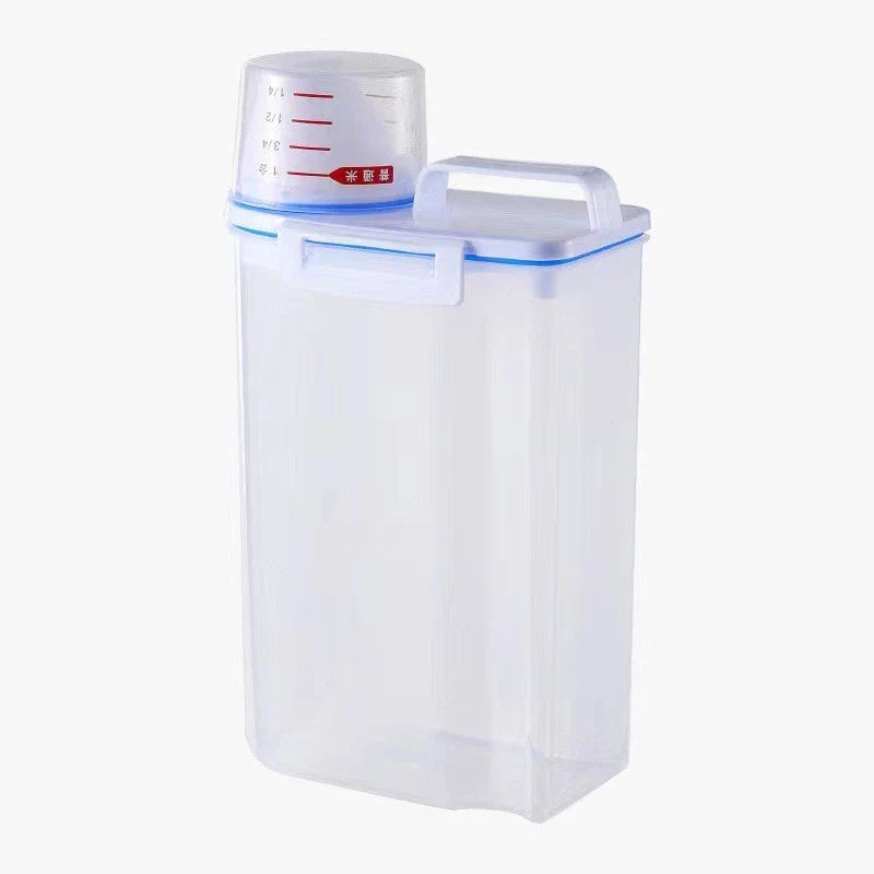 Kit 2 Pote Hermético com Copo Medidor Bico Dosador 2.5L - Verona Decor - VERONA DECOR
