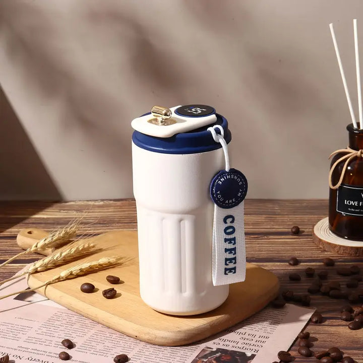 Copo Térmico Digital Com Sensor de Temperatura 420ml - Verona Decor - VERONA DECOR