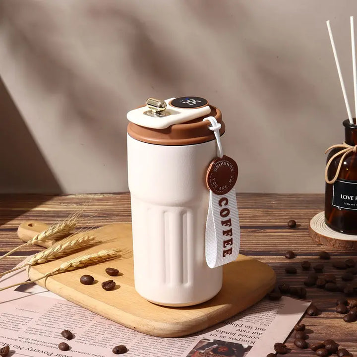 Copo Térmico Digital Com Sensor de Temperatura 420ml - Verona Decor - VERONA DECOR