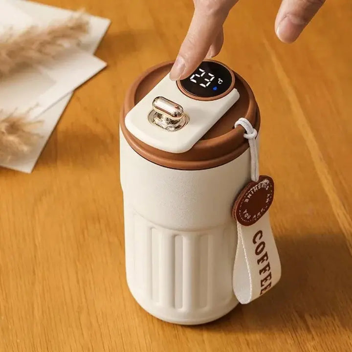 Copo Térmico Digital Com Sensor de Temperatura 420ml - Verona Decor - VERONA DECOR