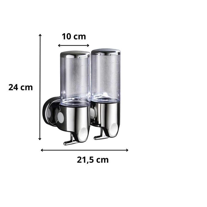 Dispenser Manual Para Sabonete Líquido e Shampoo - Verona Decor - VERONA DECOR