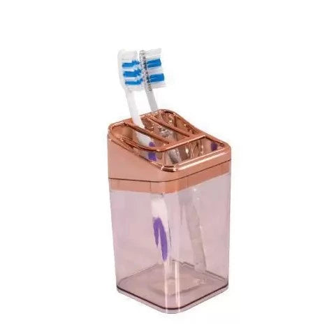 Porta Escova de Dente Luxo Quadrado - Verona Decor - VERONA DECOR