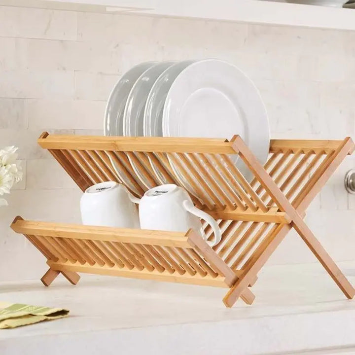 Escorredor de Pratos BambooRack - Verona Decor - VERONA DECOR