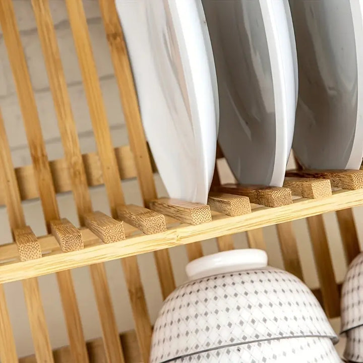 Escorredor de Pratos BambooRack - Verona Decor - VERONA DECOR