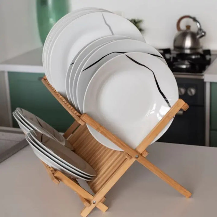 Escorredor de Pratos BambooRack - Verona Decor - VERONA DECOR