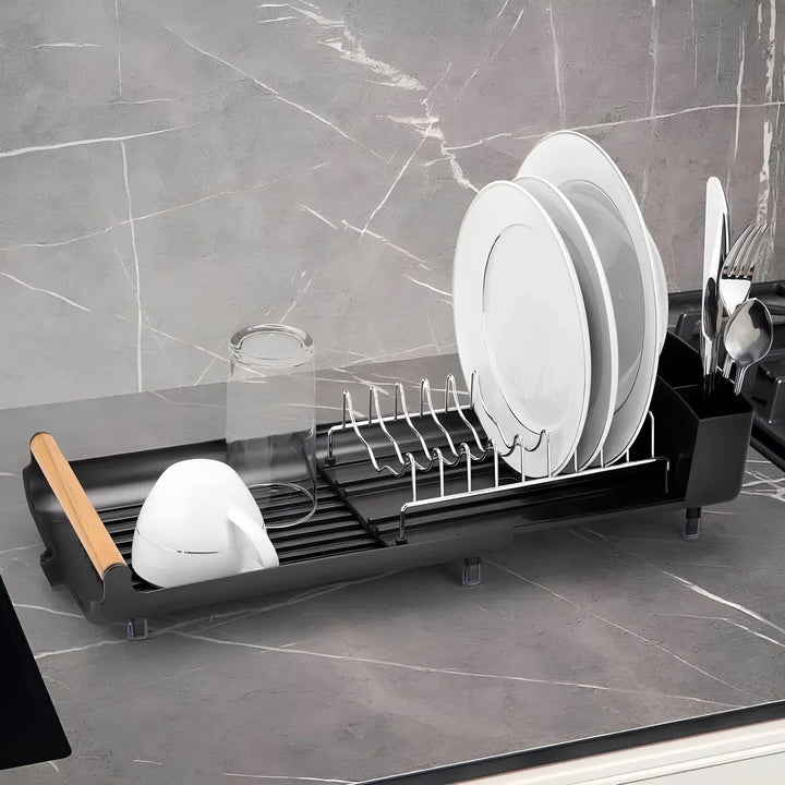 Escorredor de Louças Extensível para Pratos, Copos e Talheres | Prático e Compacto - Verona Decor - VERONA DECOR