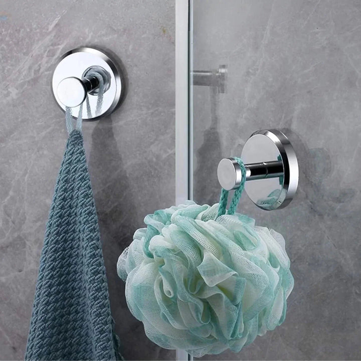 Gancho de Ventosa Premium Para Banheiro e Cozinha – Compre 1, Leve 2 + Frete Grátis 🎁 - VERONA DECOR