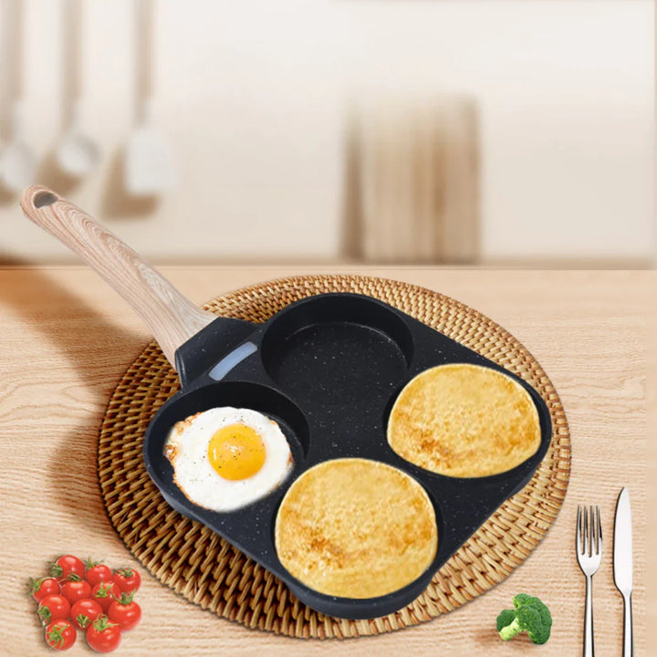 Frigideira Multifuncional 4 em 1 Antiaderente com Alça de Madeira - Verona Decor - VERONA DECOR