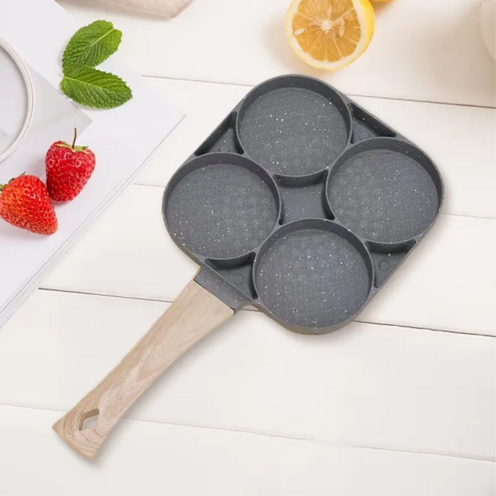 Frigideira Multifuncional 4 em 1 Antiaderente com Alça de Madeira - Verona Decor - VERONA DECOR