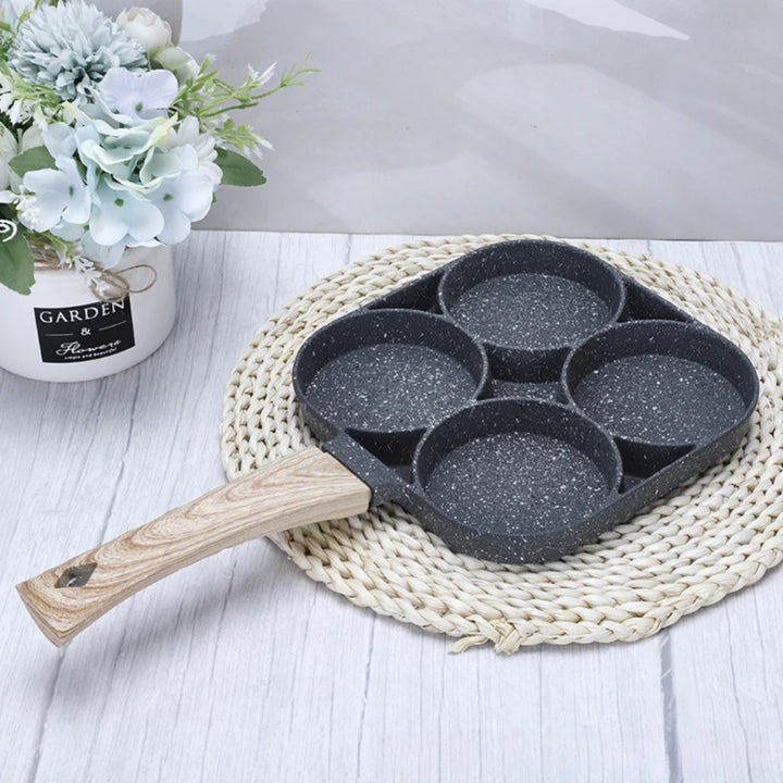 Frigideira Multifuncional 4 em 1 Antiaderente com Alça de Madeira - Verona Decor - VERONA DECOR