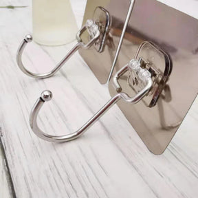 Kit Ganchos Adesivos Clear - Verona Decor - VERONA DECOR