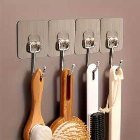 Kit Ganchos Adesivos Clear - Verona Decor - VERONA DECOR