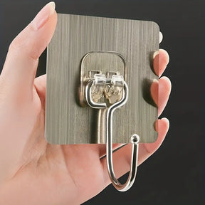 Kit Ganchos Adesivos Clear - Verona Decor - VERONA DECOR