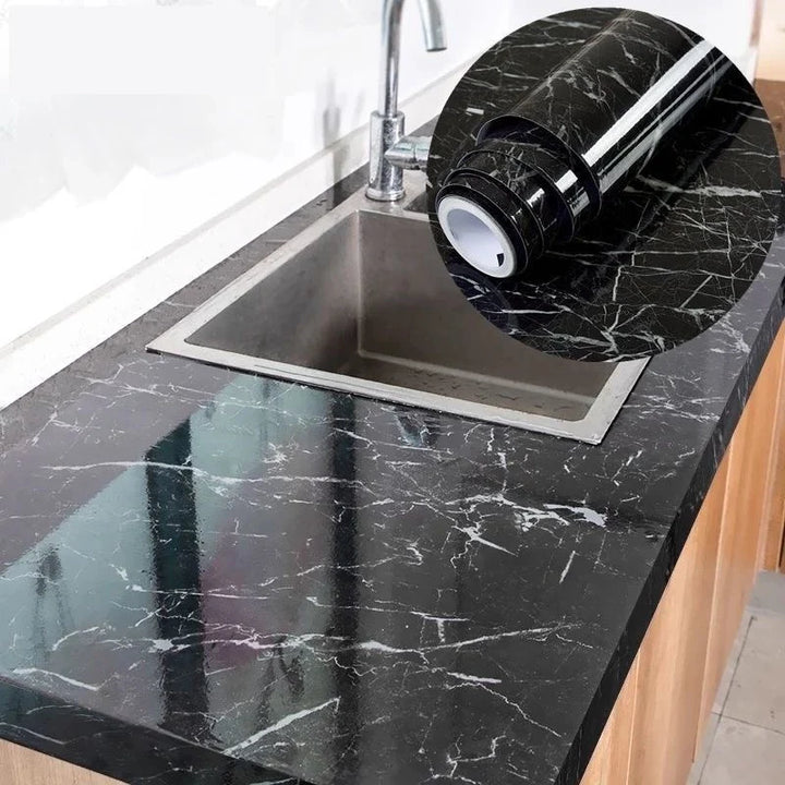 Rolo de 10 Metros Papel de Parede Alumínio Adesivo Impermeável - Verona Decor - VERONA DECOR