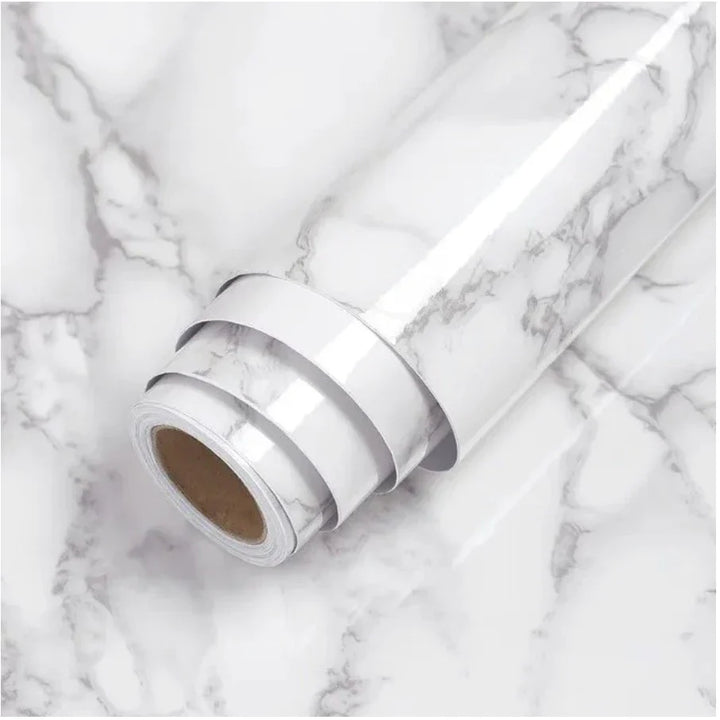 Rolo de 10 Metros Papel de Parede Alumínio Adesivo Impermeável - Verona Decor - VERONA DECOR