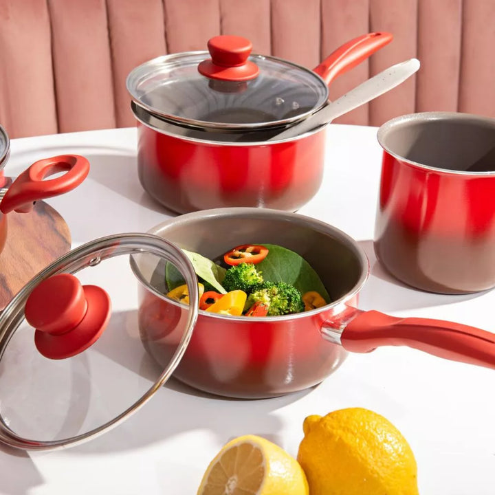 Jogo de Panelas Brinox Ceramic Life Easy - 6 Peças Antiaderente Cerâmico - Verona Decor - VERONA DECOR