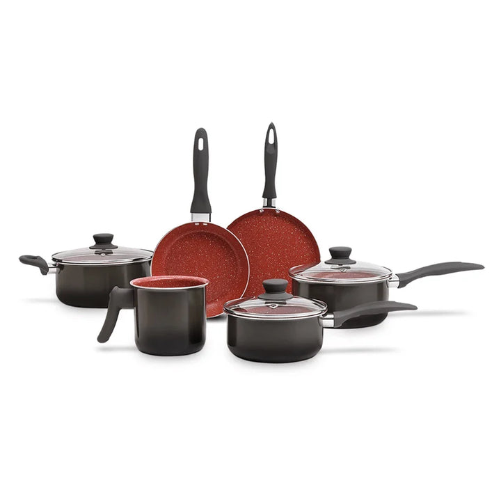 Jogo de Panelas Brinox Ceramic Life Easy - 6 Peças Antiaderente Cerâmico - Verona Decor - VERONA DECOR