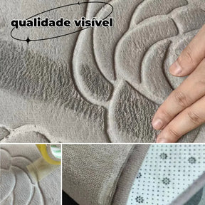 Jogo de Tapete para Banheiro 3 Peças Antiderrapante e Confortável - Verona Decor - VERONA DECOR