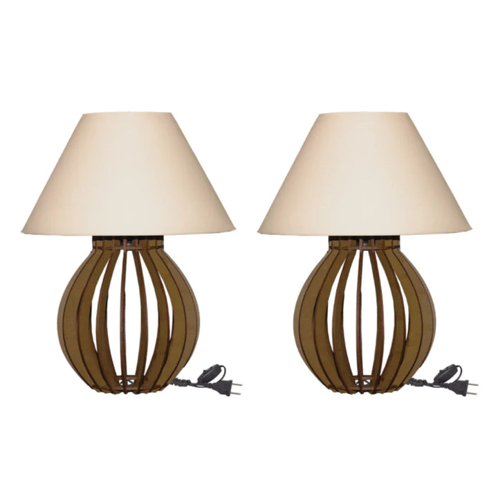 Kit 2 Abajures La Finesse com Cúpula – Elegância e Sofisticação para Sua Decoração - Verona Decor - VERONA DECOR