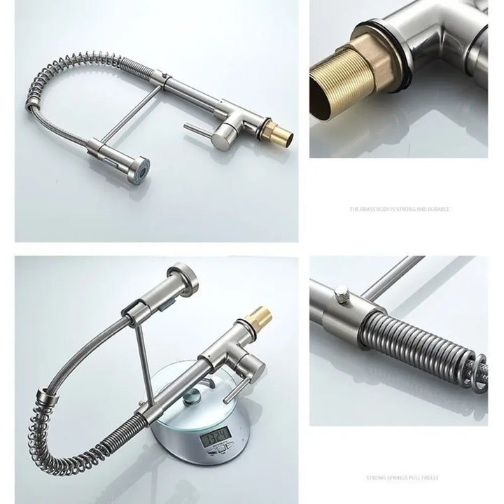 Torneira Gourmet com Chuveiro 360° - Sofisticação e Praticidade para Sua Cozinha - Verona Decor - VERONA DECOR