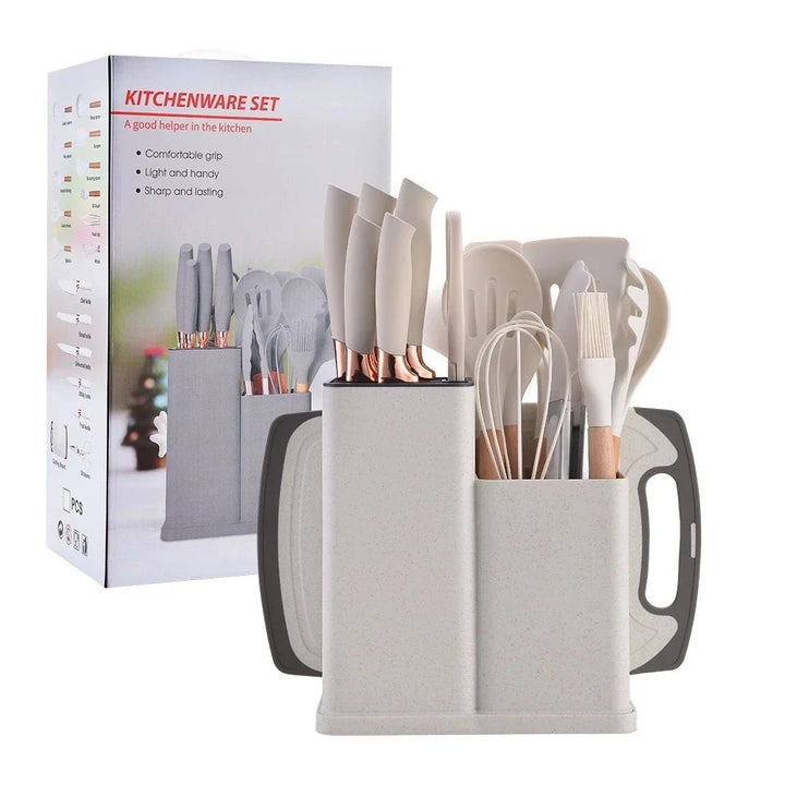Kit de Cozinha 19 Peças de Silicone Premium - Verona Decor - VERONA DECOR