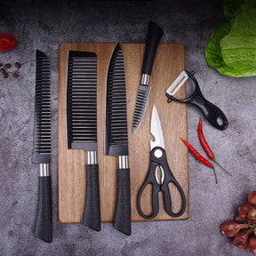 Conjunto de Facas Premium 6 Peças – Corte Preciso, Durabilidade e Design Sofisticado para Sua Cozinha - Verona Decor - VERONA DECOR