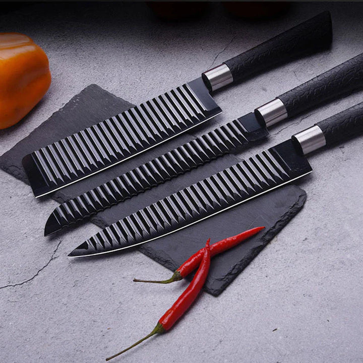 Conjunto de Facas Premium 6 Peças – Corte Preciso, Durabilidade e Design Sofisticado para Sua Cozinha - Verona Decor - VERONA DECOR