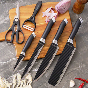 Conjunto de Facas Premium 6 Peças – Corte Preciso, Durabilidade e Design Sofisticado para Sua Cozinha - Verona Decor - VERONA DECOR