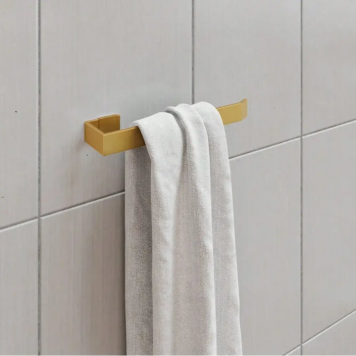 Kit De Acessórios Para Banheiro Dourado 6 Peças - Verona Decor - VERONA DECOR