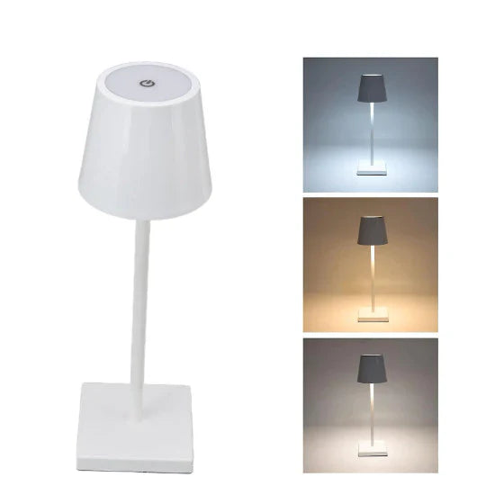 Luminária De Mesa Led Sem Fio Recarregável - VERONA DECOR